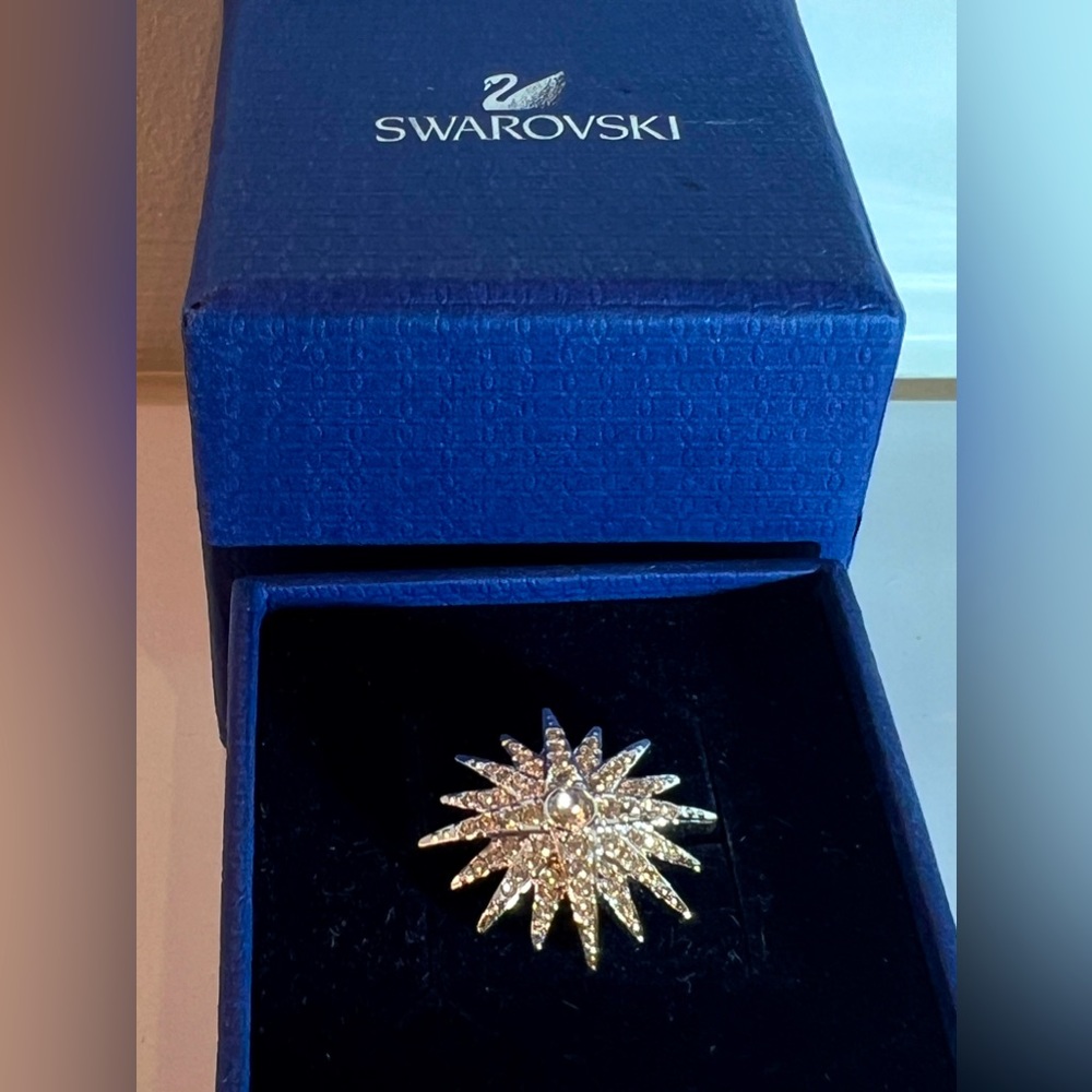 Swarovski authentic ring / pink 
Size 55 💎